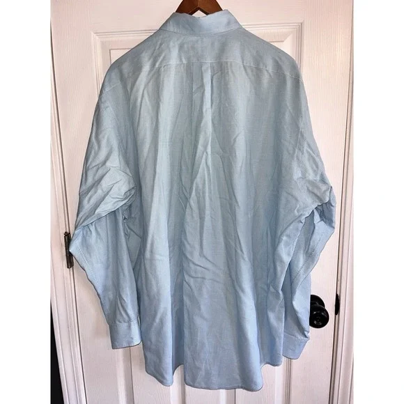Ralph Lauren Blake Shirt Men's Size LARGE Blue Long Sleeve Button Down - Picture 3 of 7